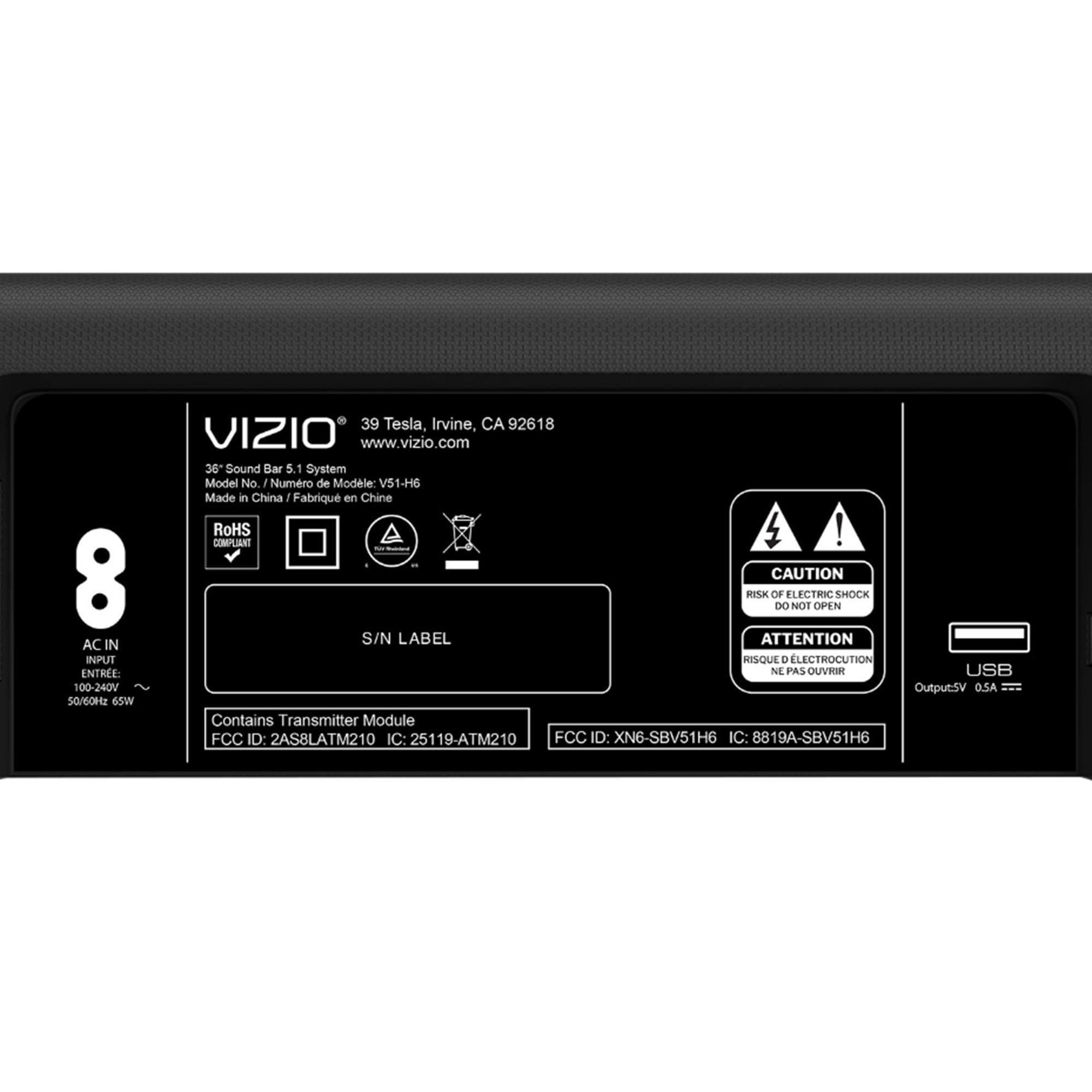 Vizio 5.1 surround hotsell system