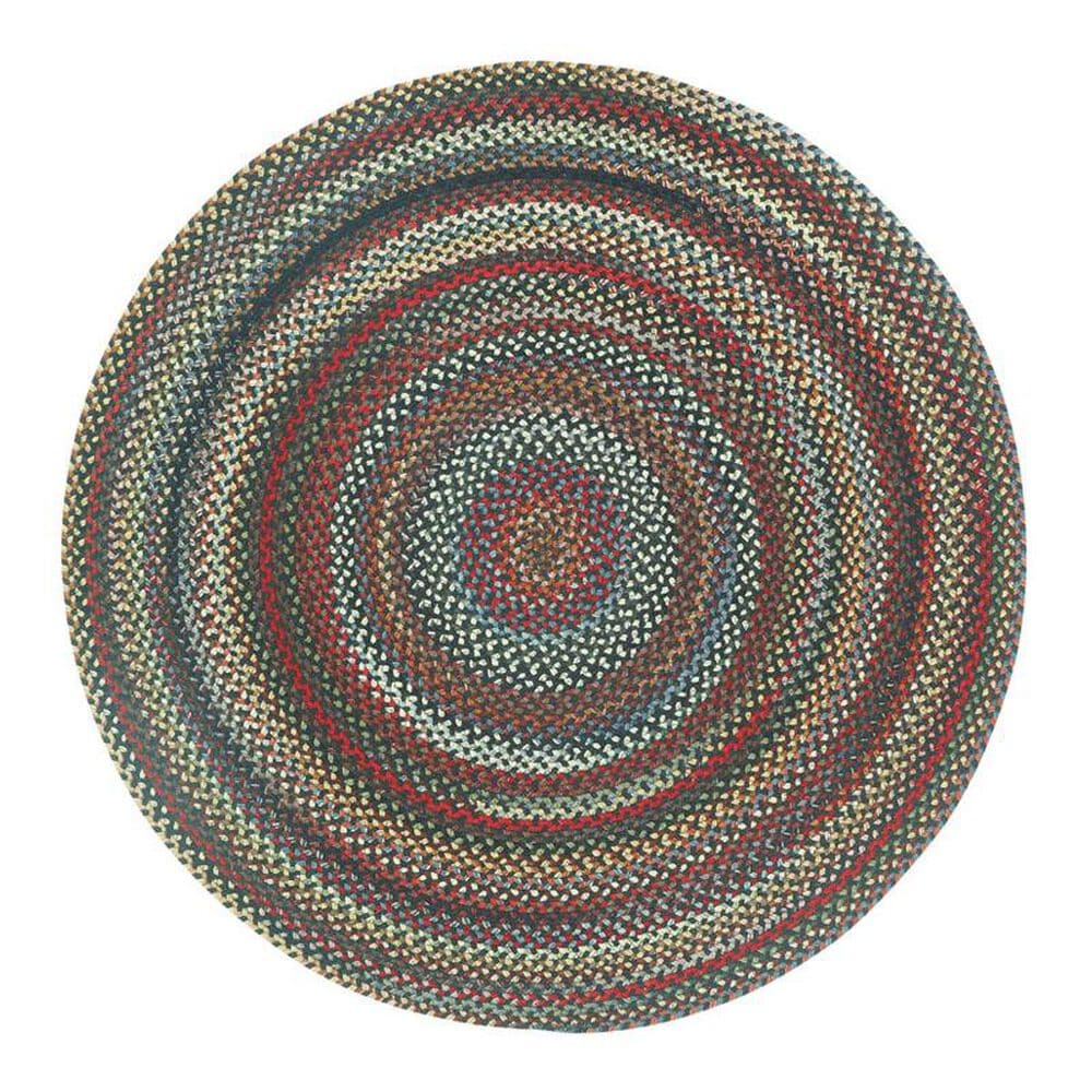 Capel Americana 0346-300 5"6" Round Black Area Rug, , large