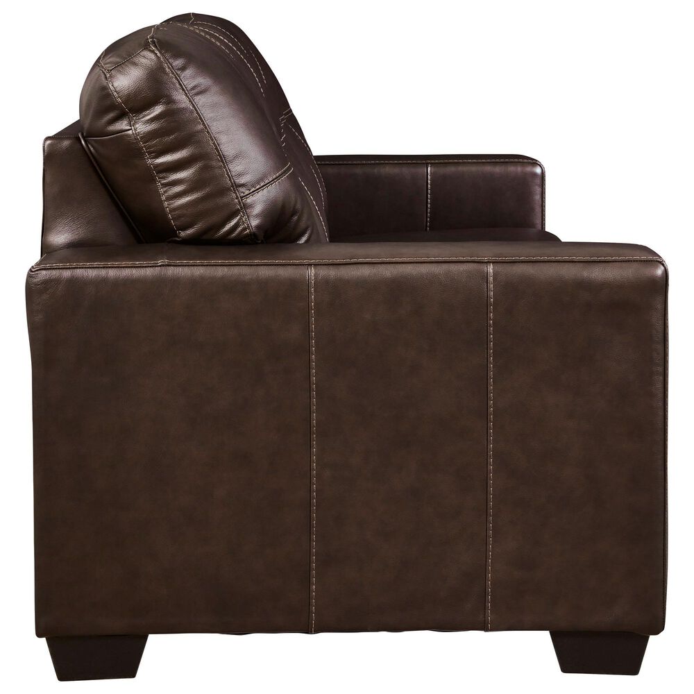 Ashley Santorine 3-Piece Stationary Living Room Set in Dark Brown, , large
