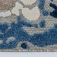 Central Oriental Fontana Pakuna 5"3" x 7" Gray and Blue Area Rug, , large