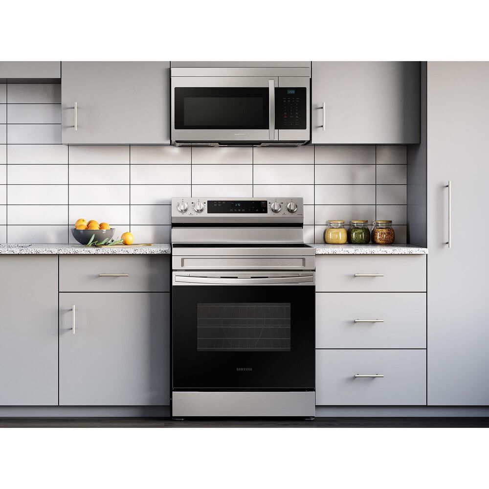 Samsung 1.6 Cu. Ft. Over-the-Range Microwave with Auto Cook in Stainless Steel, , large