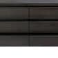 Four Hands Aramis 6 Drawer Dresser Only in Smoked Black Resawn, , large