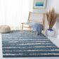 Safavieh Venus Shag VNS603K 8" x 10" Turquoise and Ivory Area Rug, , large