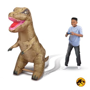 Jurassic World Jurassic World Inflatable T Rex Remote Control - Massive T-rex, , large