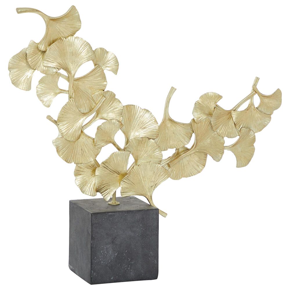 CosmoLiving by Cosmopolitan 17" Contemporary Polyresin Sculpture in Gold, , large