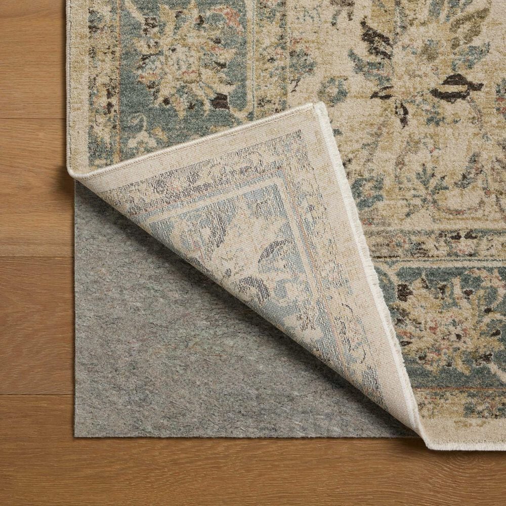 Loloi Briar Antique Ivory and Blue 6'7" x 9'2" Area Rug, , large