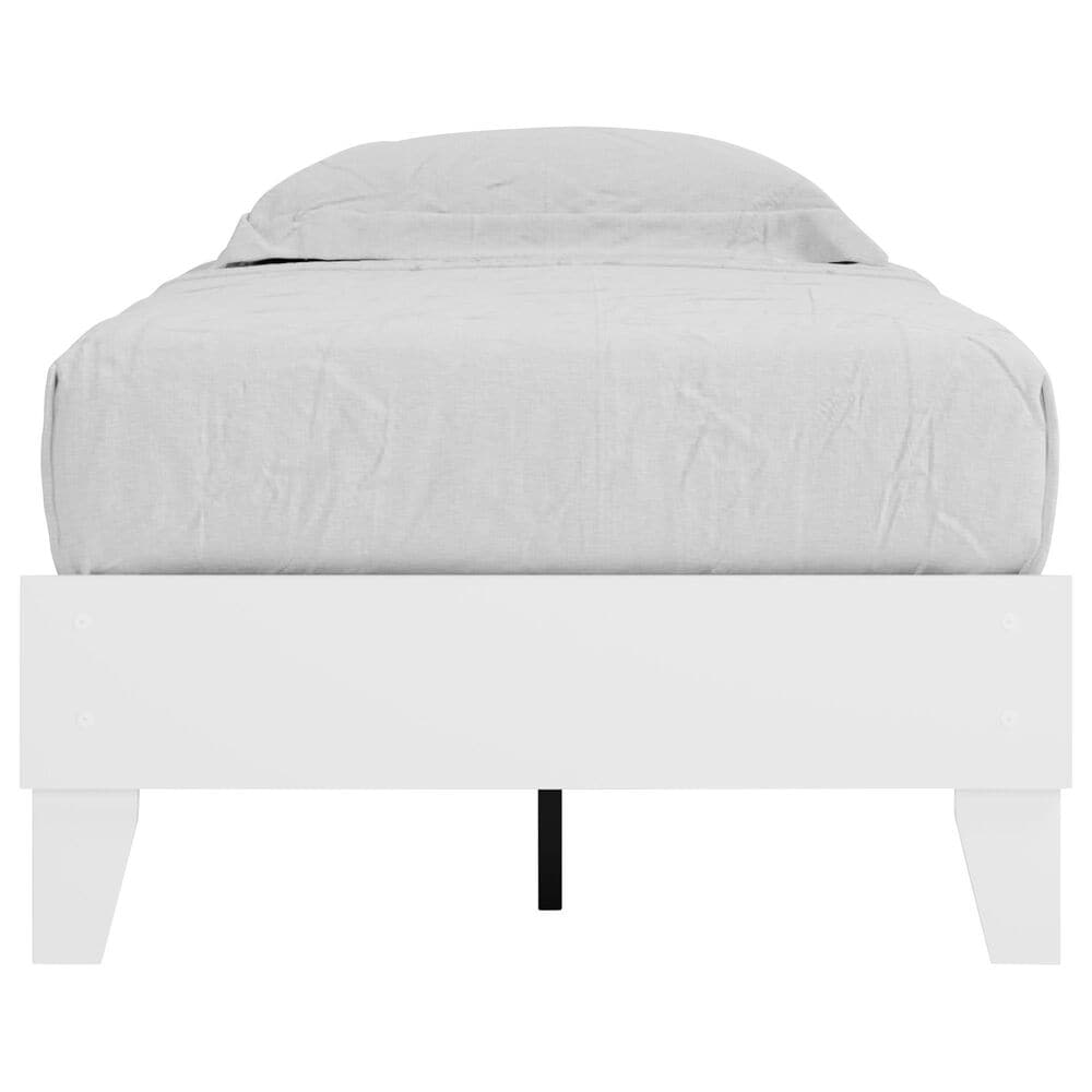 Ashley Piperton Twin Platform Bed in Matte White, , large