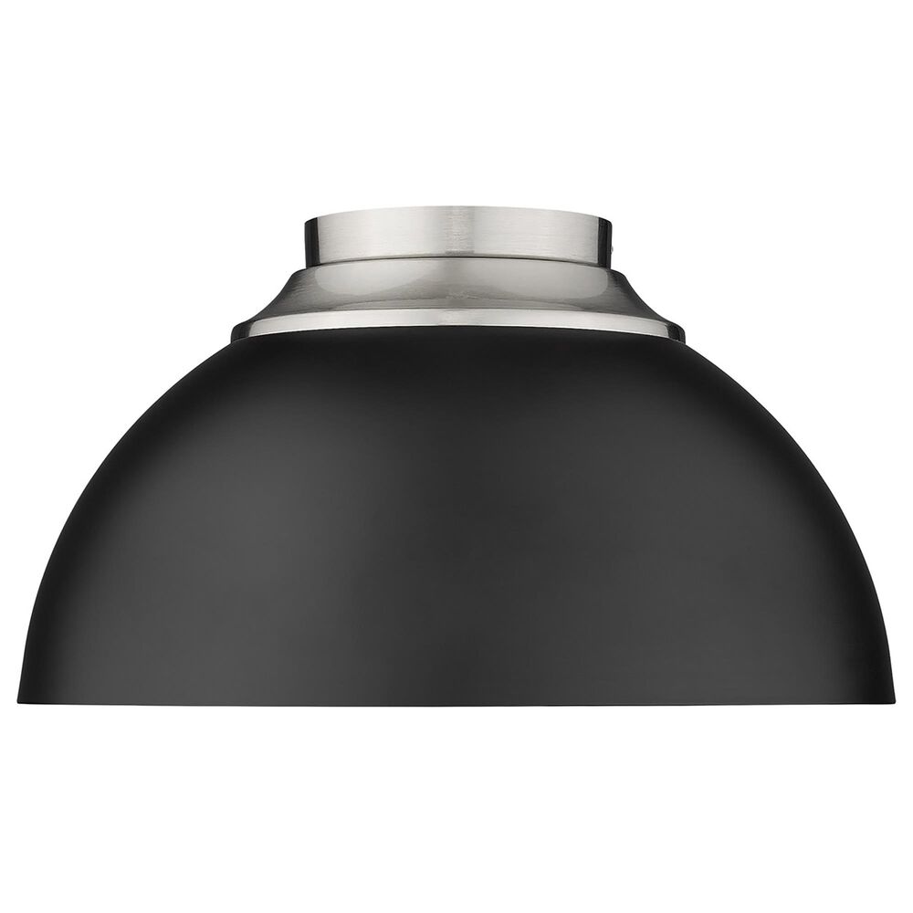 Golden Lighting Zoey Flush Mount in Black, , large