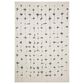 Loloi II Hagen 5"3" x 7"8" White and Navy Area Rug, , large