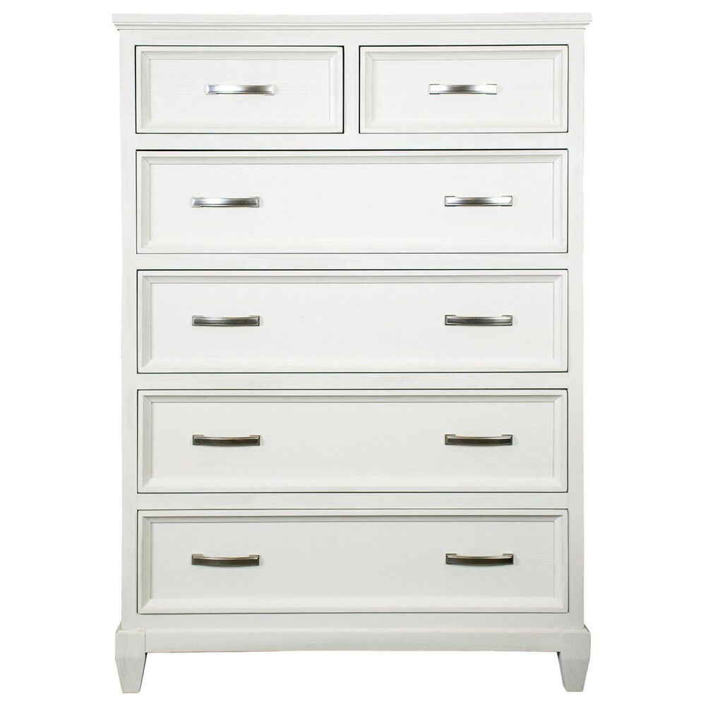 Shannon Hills Osborne 6-Drawer Chest in Winter White, , large