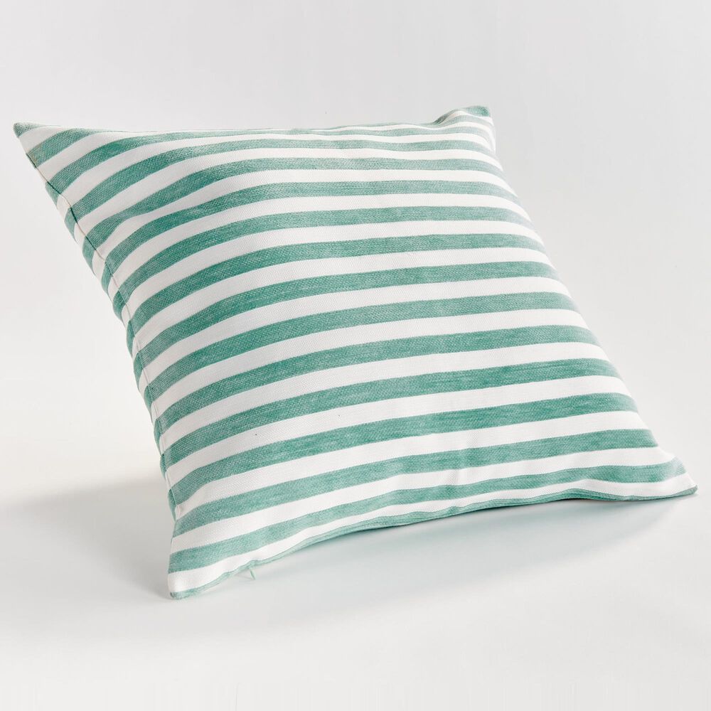 Napa Home and Garden Gideon 24&quot; x 24&quot; Indoor/Outdoor Throw Pillow in Seafoam, , large