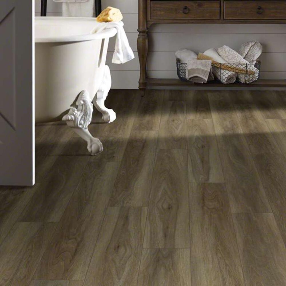 Shaw Paragon Plus Wire Walnut 7" x 48" Luxury Vinyl Plank Nebraska Furniture Mart