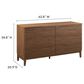 Modway Render 63" 6-Drawer Dresser in Walnut, , large