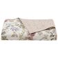 Royal Court Rosewood 3-Piece Full/Queen Quilt Set in Rose, , large