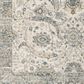 Surya Dresden White, Medium Gray, Gray, Light Slate, Denim and Mustard 2" x 2"11" Area Rug, , large