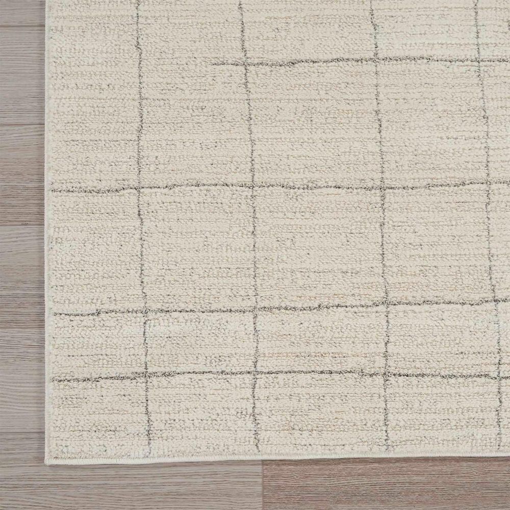 Nourison Andes AND04 3&#39;11&quot; x 5&#39;11&quot; Ivory and Grey Area Rug, , large