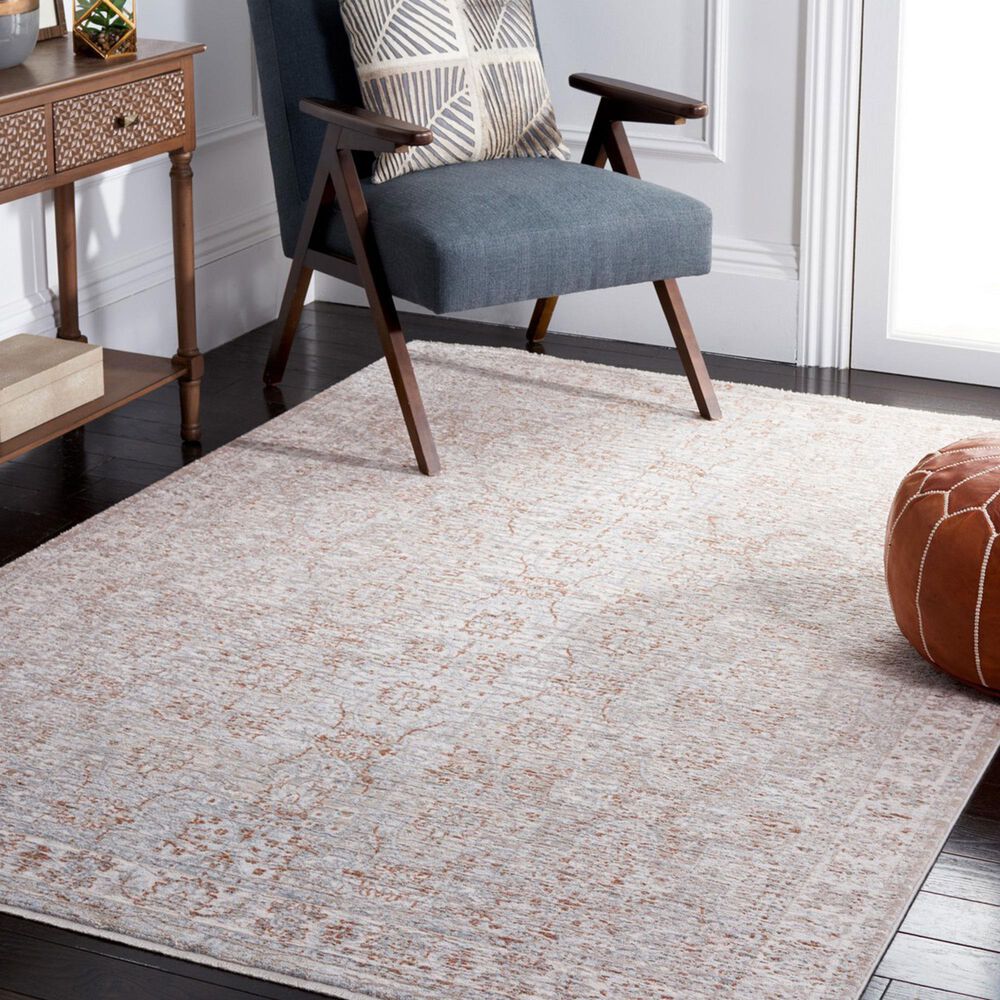 Safavieh Marmara MRM302B 9&#39; x 12&#39;1&quot; Beige, Blue and Rust Area Rug, , large