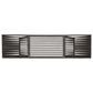 Hearth and Haven Metropol Patio Bench in Dark Grey, , large