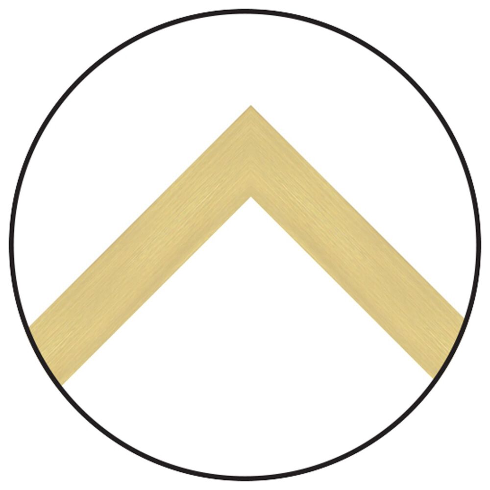 Wendover Art Paper Layers 5 41.5&quot; x 29.5&quot; Wall Art in Bright Gold, , large