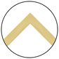 Wendover Art Paper Layers 5 41.5" x 29.5" Wall Art in Bright Gold, , large