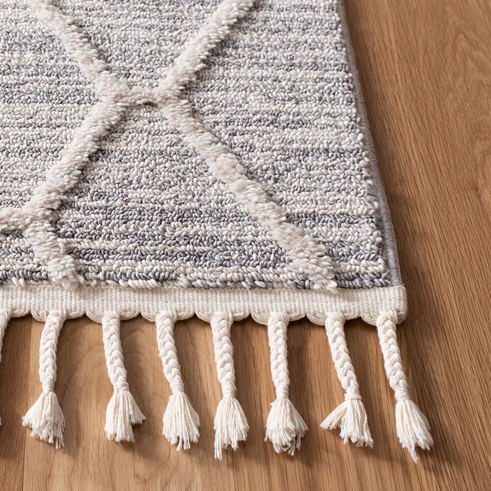 Safavieh Marrakesh MRK514 5&#39;3&quot; x 7&#39;6&quot; Ivory and Grey Area Rug, , large