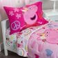 Nojo Baby and Kids Peppa Pig 4-Piece Toddler Bed Set in Pink, Red, Lavender, Yellow and Blue, , large