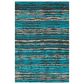 Dalyn Rug Company Brisbane Striped 8" x 10" Teal Area Rug, , large