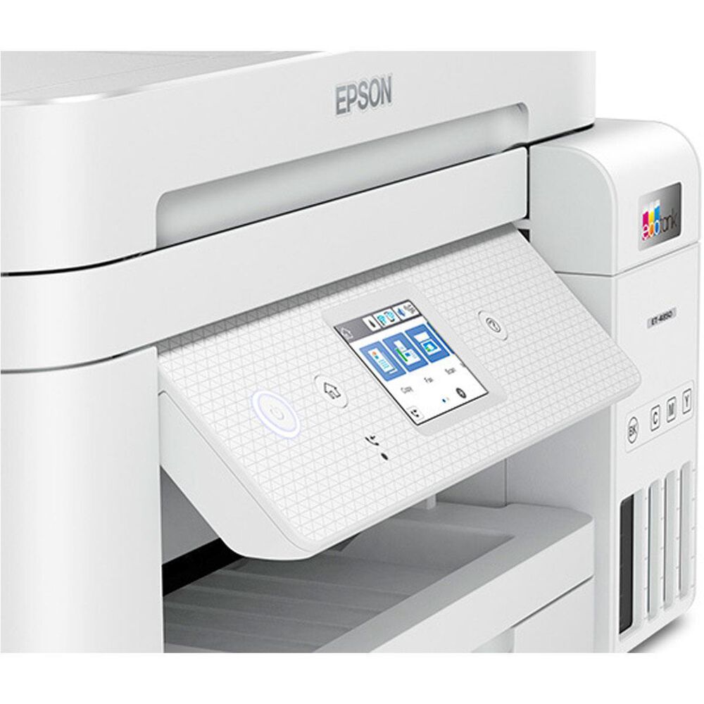 Epson EcoTank ET-4850 Wireless Color All-in-One Cartridge-Free Supertank Printer with Scanner, Copier, Fax, ADF and Ethernet, , large