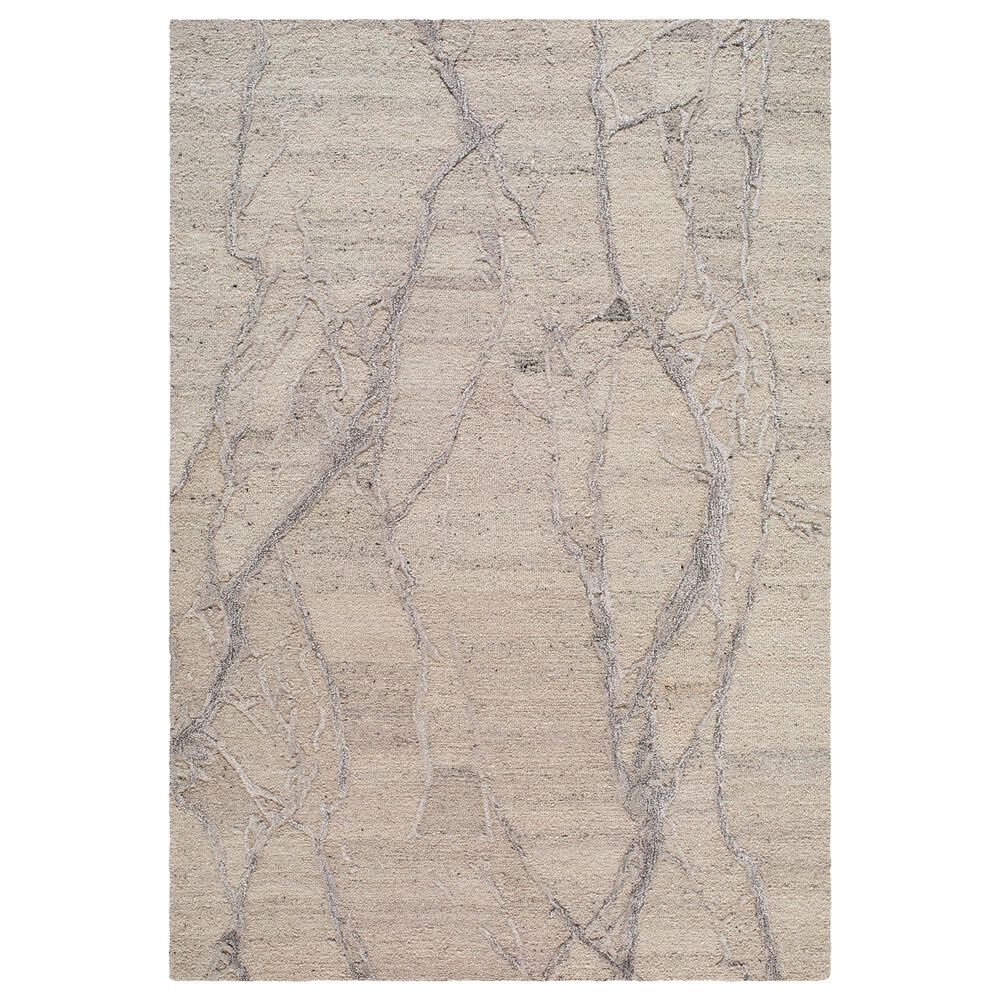 Surya Marmo Beige, Taupe, Light Gray and Charcoal 8" x 10" Area Rug, , large