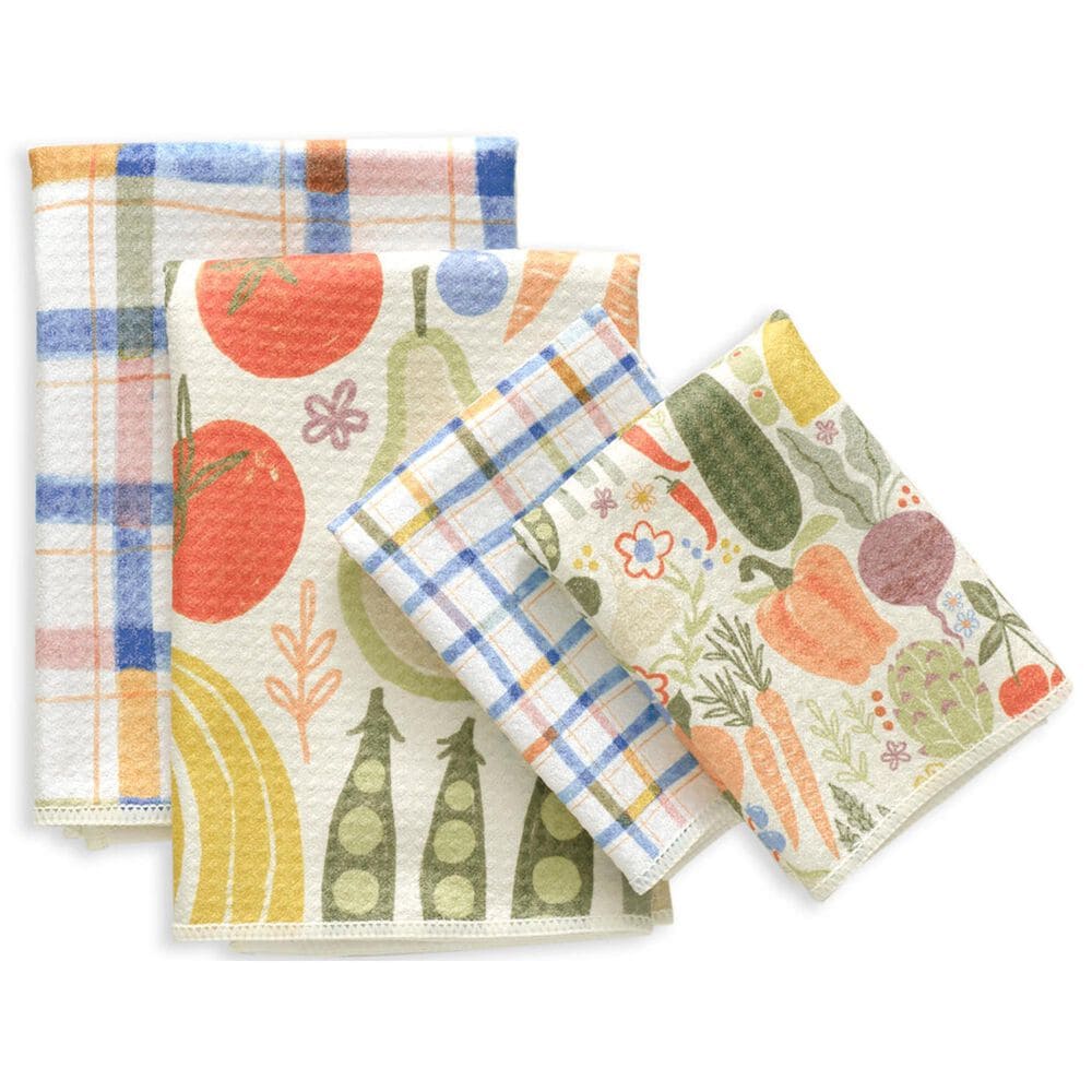 Werkshoppe Farm Stand All Purpose Towel Set in Multicolor (Set of 4), , large