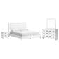 Ashley Binterglen 4-Piece King Panel Bedroom Set in White, , large