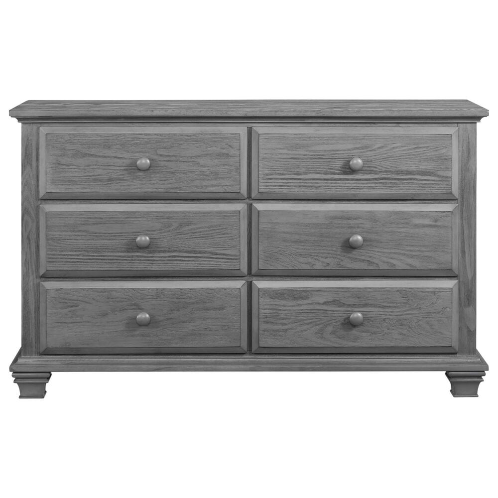 Oxford Baby Kenilworth 6 Drawer Dresser in Graphite Gray, , large