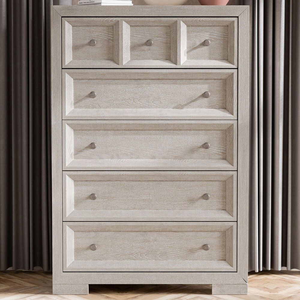 Furniture of America Hatton Cross 5-Drawer Chest in Tawny, , large