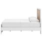 Ashley Charbitt Queen Panel Bed in Brown and Matte White, , large