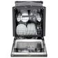 LG 24" Built-In Pocket Handle Dishwasher with SteamAssist in Black Stainless Steel, , large