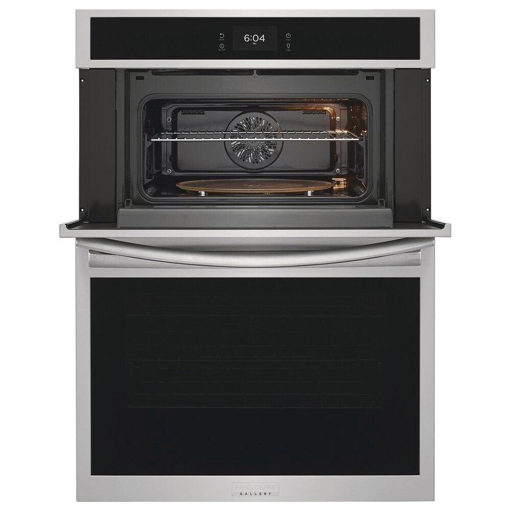 Frigidaire Gallery 2-Piece Kitchen Package with 30" Electric Microwave Combination Wall Oven and 30" Gas Cooktop in Stainless Steel, , large