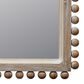 Creative Coop Wood Ball Framed Arched Wall Mirror in Natural, , large