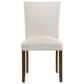 Coaster Cantley Dining Side Chair with Beige Cushion in Rich Brown, , large