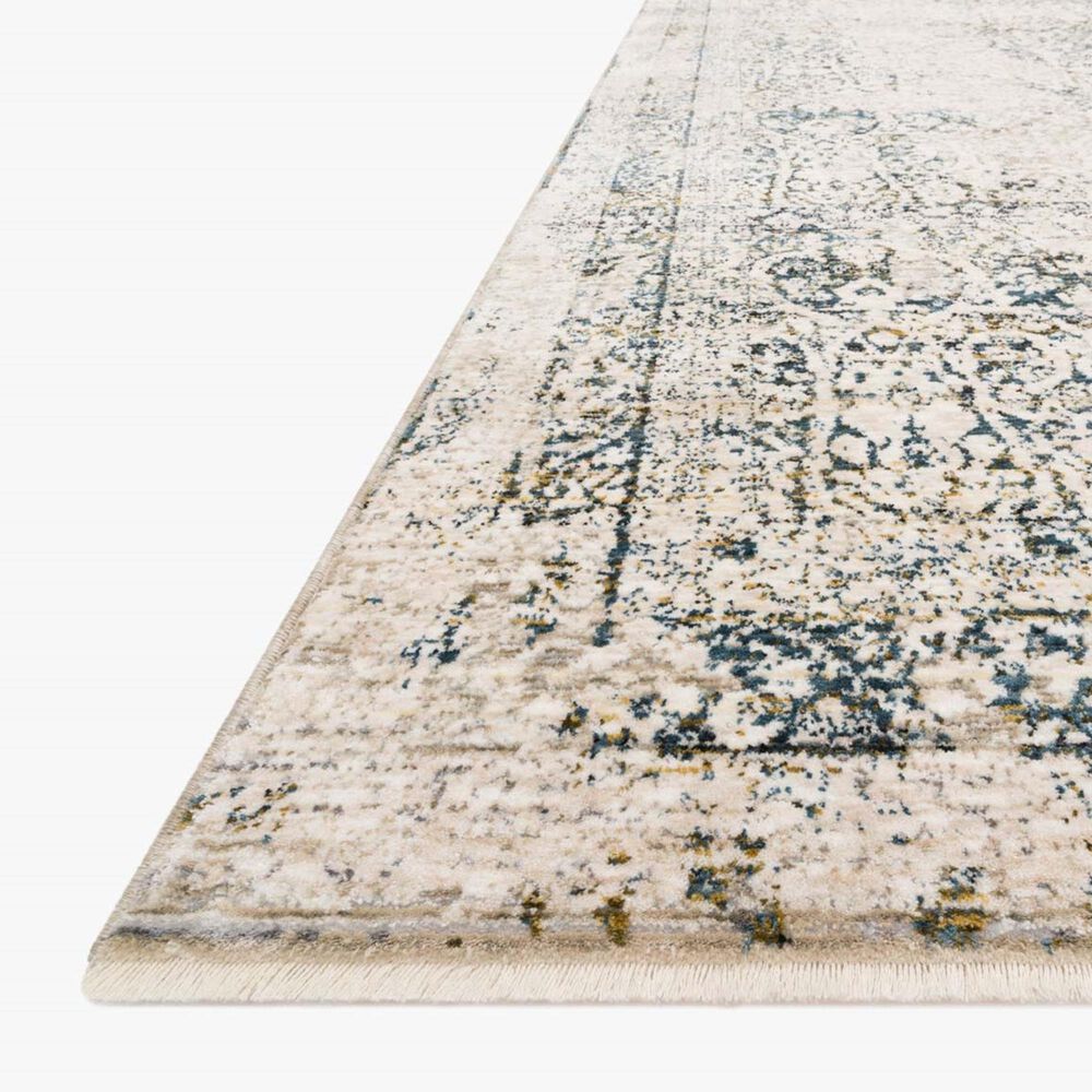 Loloi Theia THE-01 2&#39; x 3&#39;7&quot; Natural and Ocean, , large