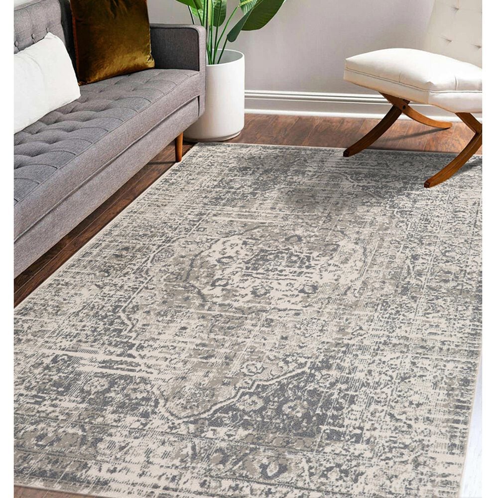 Amer Rugs Alpine 9&#39;2&quot; x 12&#39;2&quot; Medium Gray Area Rug, , large