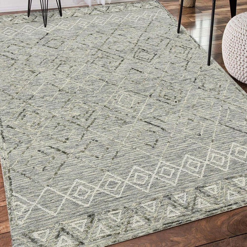 Amer Rugs Berlin 5&#39; x 8&#39; Gray Area Rug, , large