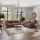 Ashley 7-Piece Living Room Set in Coffee, , large