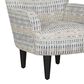 Emerald Home Furnishings Flower Power Accent Chair in Blue Cadet, , large