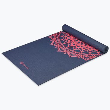 Gaiam Navy Fleur Marrakesh Yoga Mat (4MM), , large