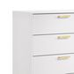Pacific Landing Kendall 5-Drawer Chest in Gold and White, , large