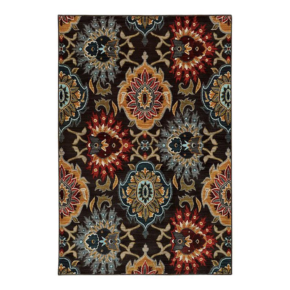 Oriental Weavers Sedona 6369D 1"10 x 3" Charcoal Scatter Rug, , large