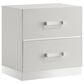 New Heritage Europa 4 Piece Wood Queen Panel Bedroom Set with Nightstand in White, , large
