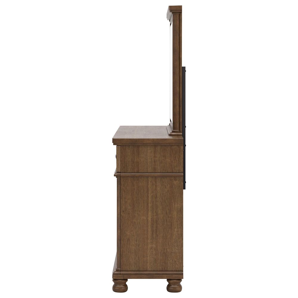 Ashley Rowlenstown 5-Piece California King Panel Bedroom Set in Brown, , large