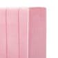 HOMLUX Queen Upholstered Platform Bed Frame with Velvet Headboard in Pink, , large