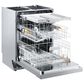 Miele 24" Built-In Front-Control Dishwasher in Stainless Steel, , large